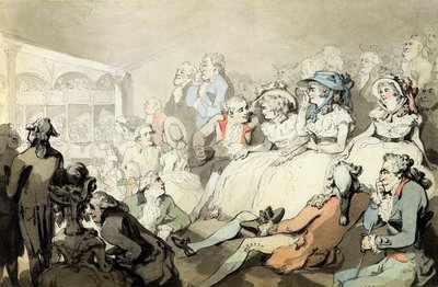 An Audience Watching a Play, c.1785 by Thomas Rowlandson